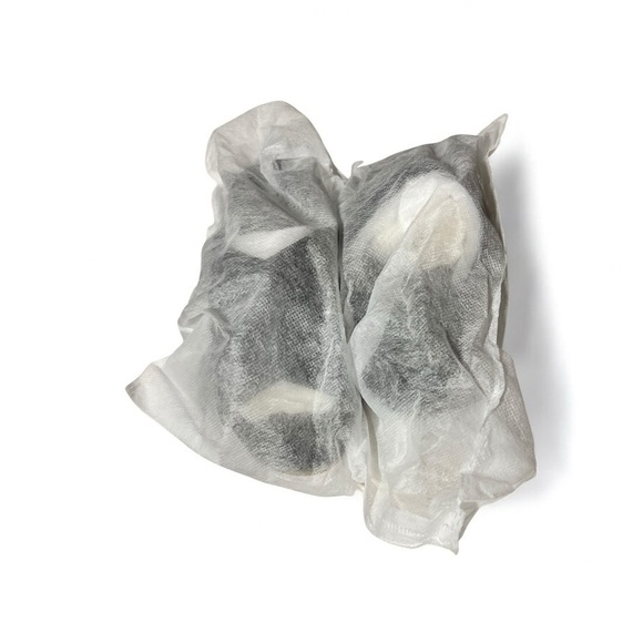 🌻NEW w/box Vaneli Hilde Black Leather Cross Band Low Wedge Slides Size 6W WIDE - Picture 13 of 14